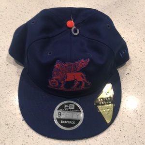mcm new era hat